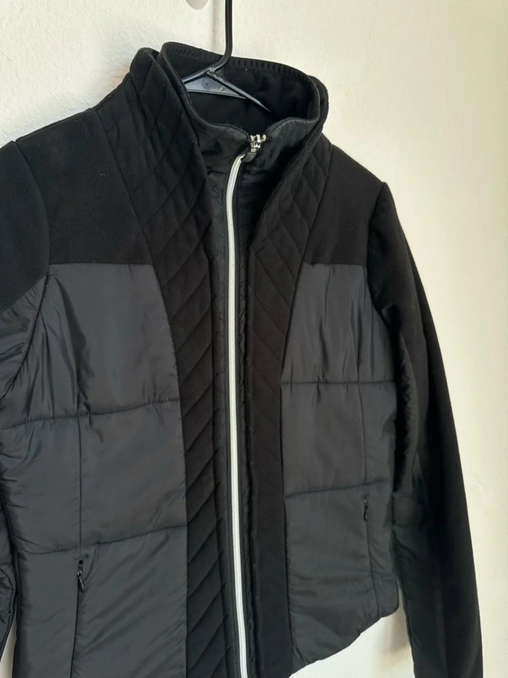 Lululemon St Moritz Black Fleece Lined Windproof Jacket 6